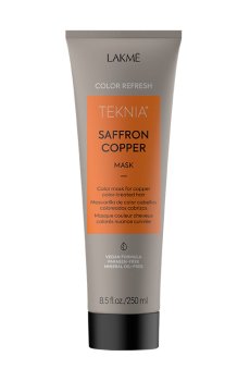 Уценка! Маска для окрашенных волос медных оттенков Lakme Teknia Color Refresh Saffron Copper Mask, 250 мл