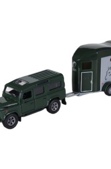 Ігровий набір TechnoDrive Land Rover з причіпом і фігурками коней (520460.270)