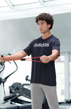 ADIDAS Brand Logo Printed Oversized Fit Pure Cotton T-shirt