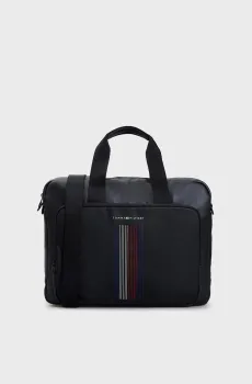 Мужская черная сумка для ноутбука TH FOUNDATION COMPUTER BAG Черный ONESIZE Tommy Hilfiger AM0AM12465