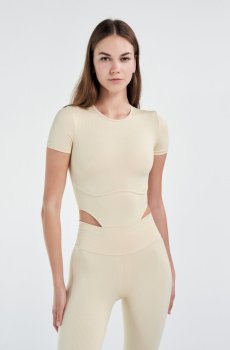 Бежевий боді ER00109941