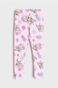 Бавовняні легінси з візерунком Bambi - рожевий