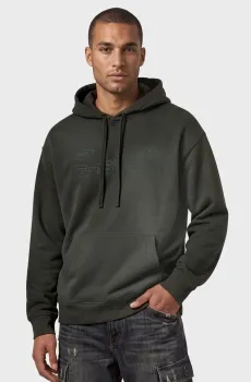 Мужское темно-серое худи Embro Серый M G-Star RAW D31303,D575