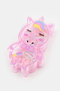 Резинки для волосся у багаторазовій упаковці, набір 200 шт. - різнобарвний