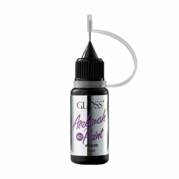 Краска для аэрографа Gloss Airbrush Paint UV/LED 022, 12 мл Краска для аэрографа Gloss Airbrush Paint UV/LED 022, 12 мл