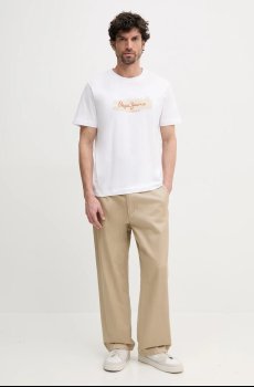 Хлопковая футболка Pepe Jeans PICTHON