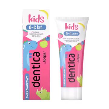 Детская зубная паста Dentica Tolpa Kids с рождения до 6 лет, 50 мл