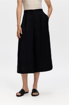 Reserved - LADIES` TROUSERS - чорний - 583KK-99X