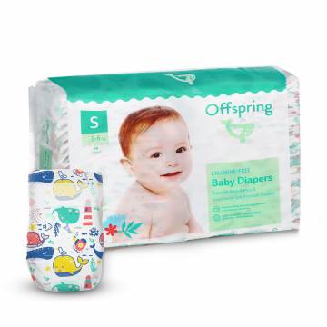 Подгузники Offspring Willy The Whale размер S (3-6 кг), 48 шт Подгузники Offspring Willy The Whale размер S (3-6 кг), 48 шт
