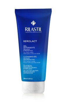Нежный очищающий гель для лица Rilastil Xerolact Cleansing Gel Delicate & Protective, 200 мл
