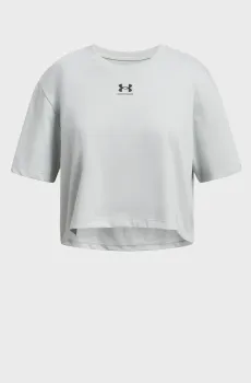 Детская белая футболка UA Rival SS Белый 7 Under Armour 1389755-377