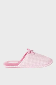 Женские розовые тапочки в клетку Розовый 37 womensecret 4993714