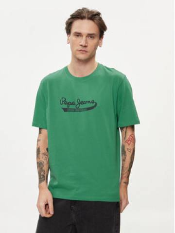 Pepe Jeans Футболка Claude PM509390 Зелений Regular Fit Pepe Jeans Футболка Claude PM509390 Зелений Regular Fit
