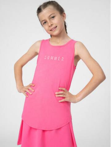 4F Топ 4FJSS23TTSHF394 Рожевий Regular Fit 4F Топ 4FJSS23TTSHF394 Рожевий Regular Fit