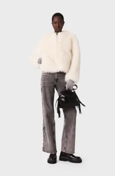 Женские серые джинсы Серый 38 MAJE MFPJE00770_Grey