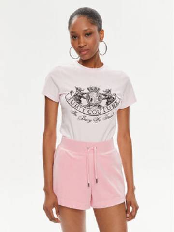 Juicy Couture Футболка Enzo Dog JCBCT224816 Рожевий Slim Fit Juicy Couture Футболка Enzo Dog JCBCT224816 Рожевий Slim Fit