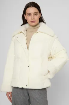 Женская белая куртка Белый 34 BOSS 50548173;118
