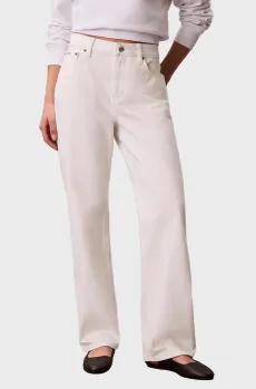 Женские белые джинсы CHALK Белый 25-RG Calvin Klein Jeans LV047F717G