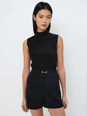 Mohito - LADIES` BLOUSE - чорний - XL Mohito - LADIES` BLOUSE - чорний - XL