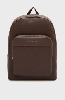 Мужской коричневый рюкзак с узором REPREVE Коричневый ONESIZE Tommy Hilfiger AM0AM14137