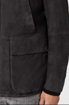 Замшевое пальто AllSaints BOLTON