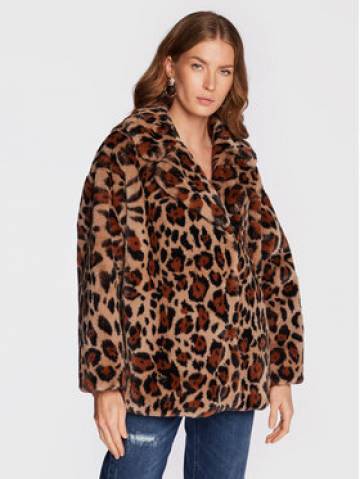 Liu Jo Шуба CF2042 E0809 Коричневий Oversize Liu Jo Шуба CF2042 E0809 Коричневий Oversize