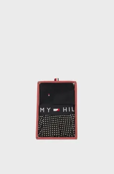 Мужской темно-синий комплект белья (боксеры, носки) TRUNK PRINT & SOCK SET Синий M Tommy Hilfiger UM0UM02900