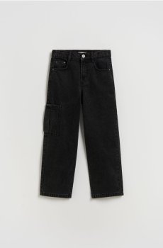 Reserved - Джинси straight fit - чорний - 361HN-99J