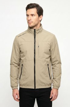 Мужская куртка бежевого цвета SB-26313-parkur-white-grey