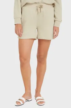 Женские белые шорты 1985 MINI CORP LOGO TERRY Белый L Tommy Hilfiger WW0WW38348