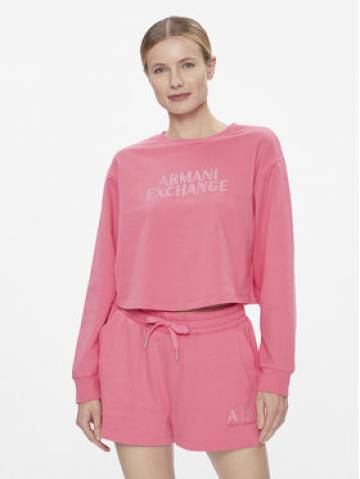 Armani Exchange Світшот 3DYM90 YJFHZ 14BH Рожевий Regular Fit Armani Exchange Світшот 3DYM90 YJFHZ 14BH Рожевий Regular Fit