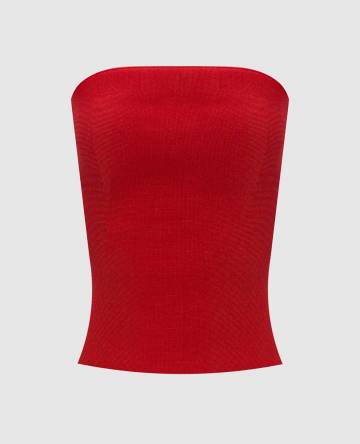 Красный топ Nicole