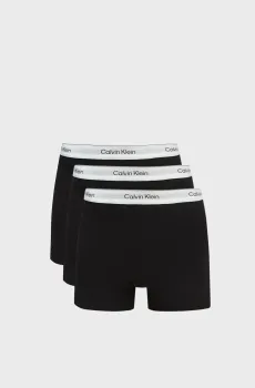 Мужские черные боксеры (3 шт) TRUNK Черный XL Calvin Klein LV00NB4392