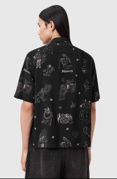 Рубашка с добавлением льна AllSaints TERRA