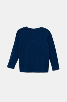 Хлопковый детский лонгслив Guess