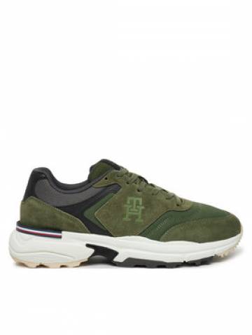 Tommy Hilfiger Снікерcи M Runner X Ventile Mix FM0FM05062 Зелений Tommy Hilfiger Снікерcи M Runner X Ventile Mix FM0FM05062 Зелений