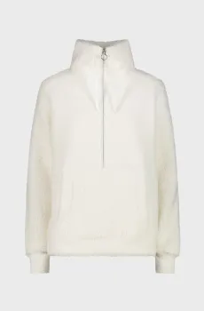 Женская белая спортивная кофта SWEAT TEDDY POLAR FLEECE Белый 36 CMP 32P3806-00XU