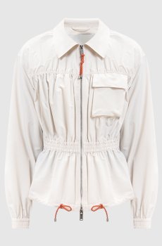 Белая ветровка