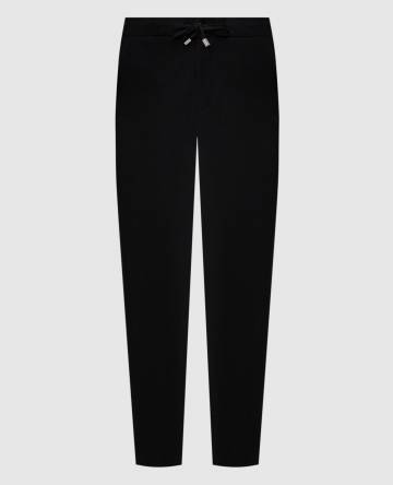 Черные брюки из шерсти