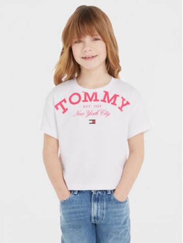 Tommy Hilfiger Футболка Logo KG0KG07637 Білий Regular Fit Tommy Hilfiger Футболка Logo KG0KG07637 Білий Regular Fit