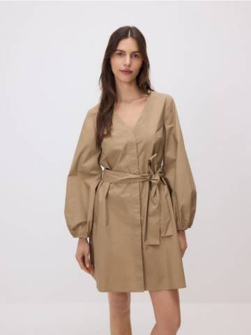 Reserved - LADIES` DRESS - бежевий - 5168V-80X Reserved - LADIES` DRESS - бежевий - 5168V-80X