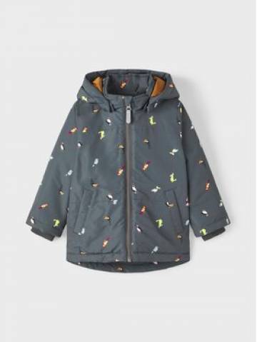NAME IT Демісезонна куртка 13220350 Сірий Regular Fit NAME IT Демісезонна куртка 13220350 Сірий Regular Fit