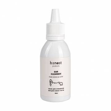 Средство для очистки ушей для собак и кошек Honest Products Ear Cleanser, 55 мл Средство для очистки ушей для собак и кошек Honest Products Ear Cleanser, 55 мл