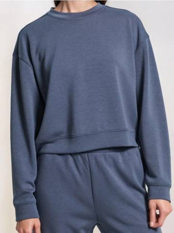 Світшот basic - steel blue