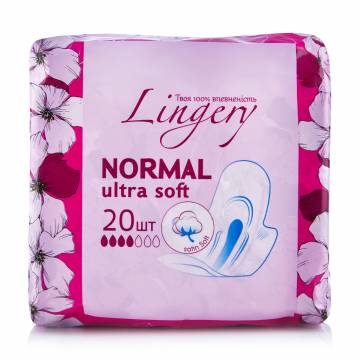Прокладки для критических дней Lingery Normal Ultra Soft, 20 шт Прокладки для критических дней Lingery Normal Ultra Soft, 20 шт