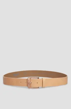 Женский бежевый кожаный ремень Бежевый 80 Levi’s® 231717;3.21