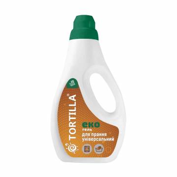 Гель для стирки Tortilla Eco универсальный, 20 стирок, 1 л Гель для стирки Tortilla Eco универсальный, 20 стирок, 1 л