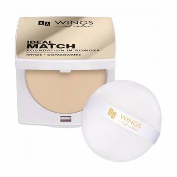 Пудровая основа для лица AA Wings of Color Ideal Match Foundation In Powder 02 Vanilla, 9 г