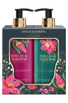 Подарочный набор Baylis & Harding Boudoire Tropical Paradise Luxury Hand Care Gift Set (мыло, 300 мл + лосьон, 300 мл)