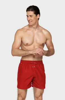 Мужские красные плавательные шорты Красный S MARC&ANDRE MS23-03